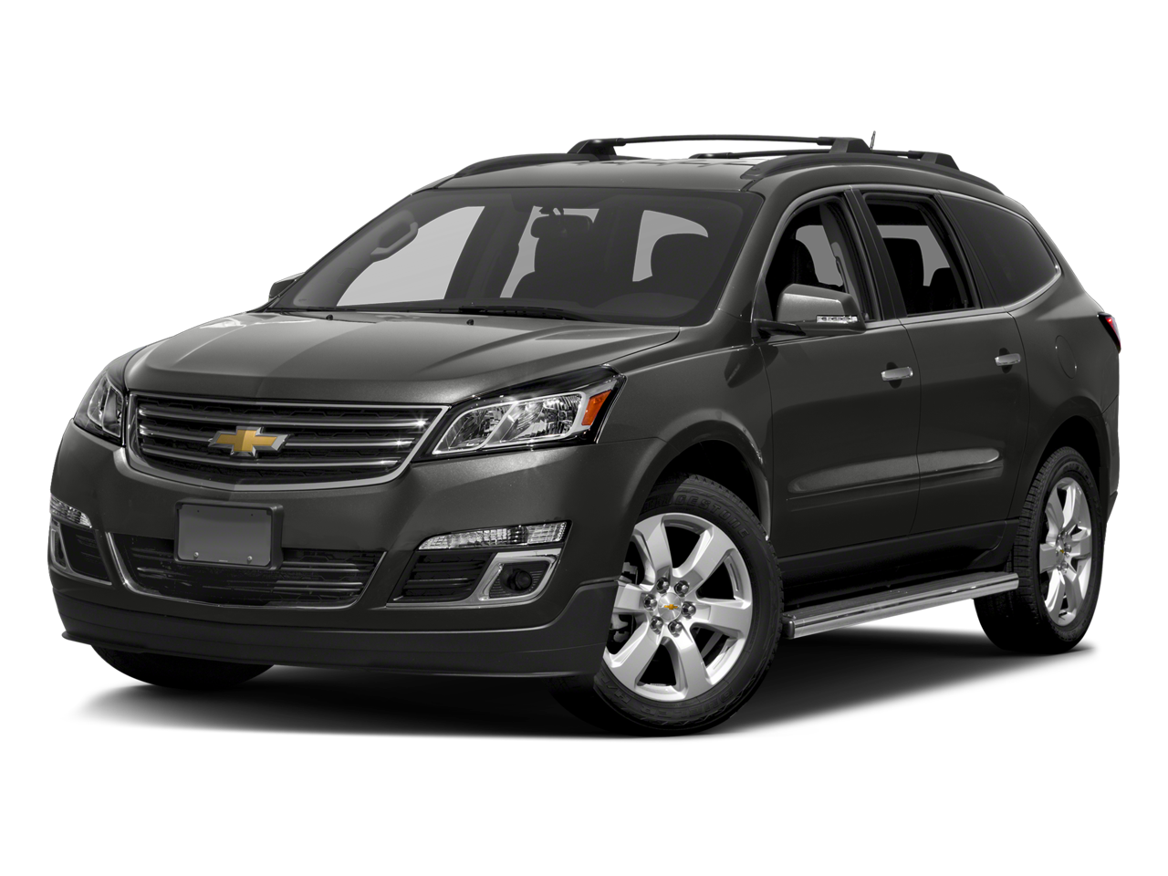 2017 Chevrolet Traverse LT in Silver Ice Metallic — front three-quarter view