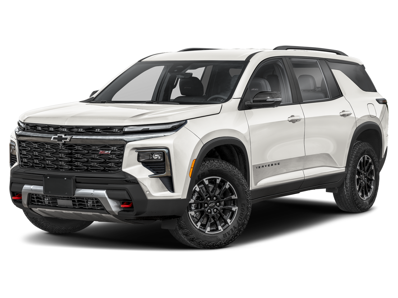 2026 Chevrolet Traverse Z71 in Sterling Gray Metallic — front three-quarter view