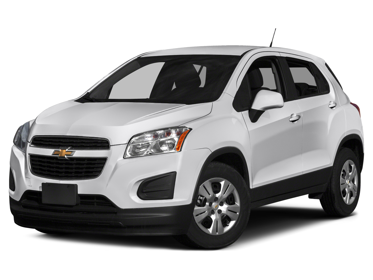 2015 Chevrolet Trax LT in Satin Steel Metallic — front three-quarter view