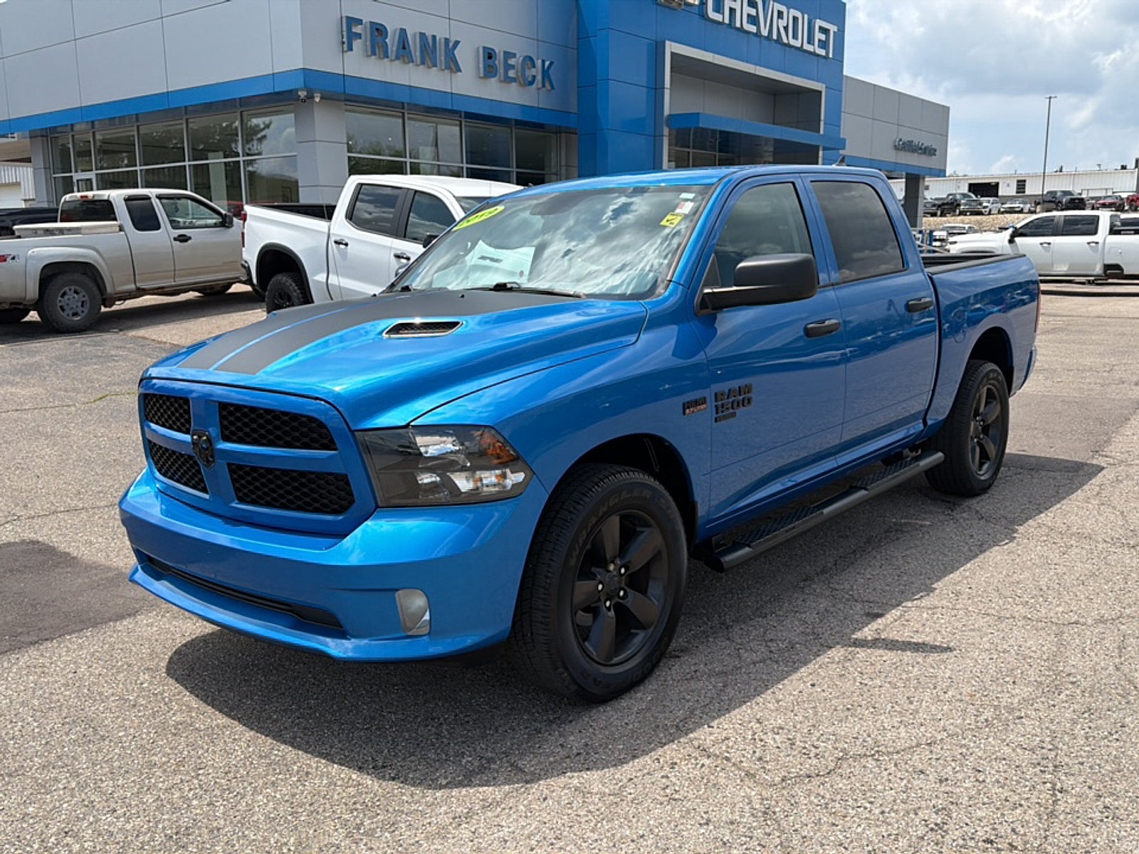 2019 RAM 1500 Classic Express in Blue — front three-quarter view