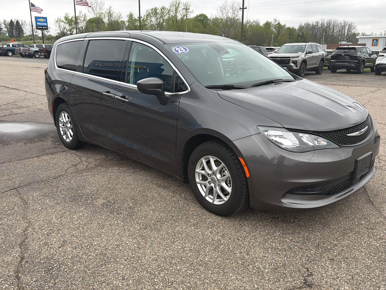 2023 Chrysler Voyager — rear three-quarter view