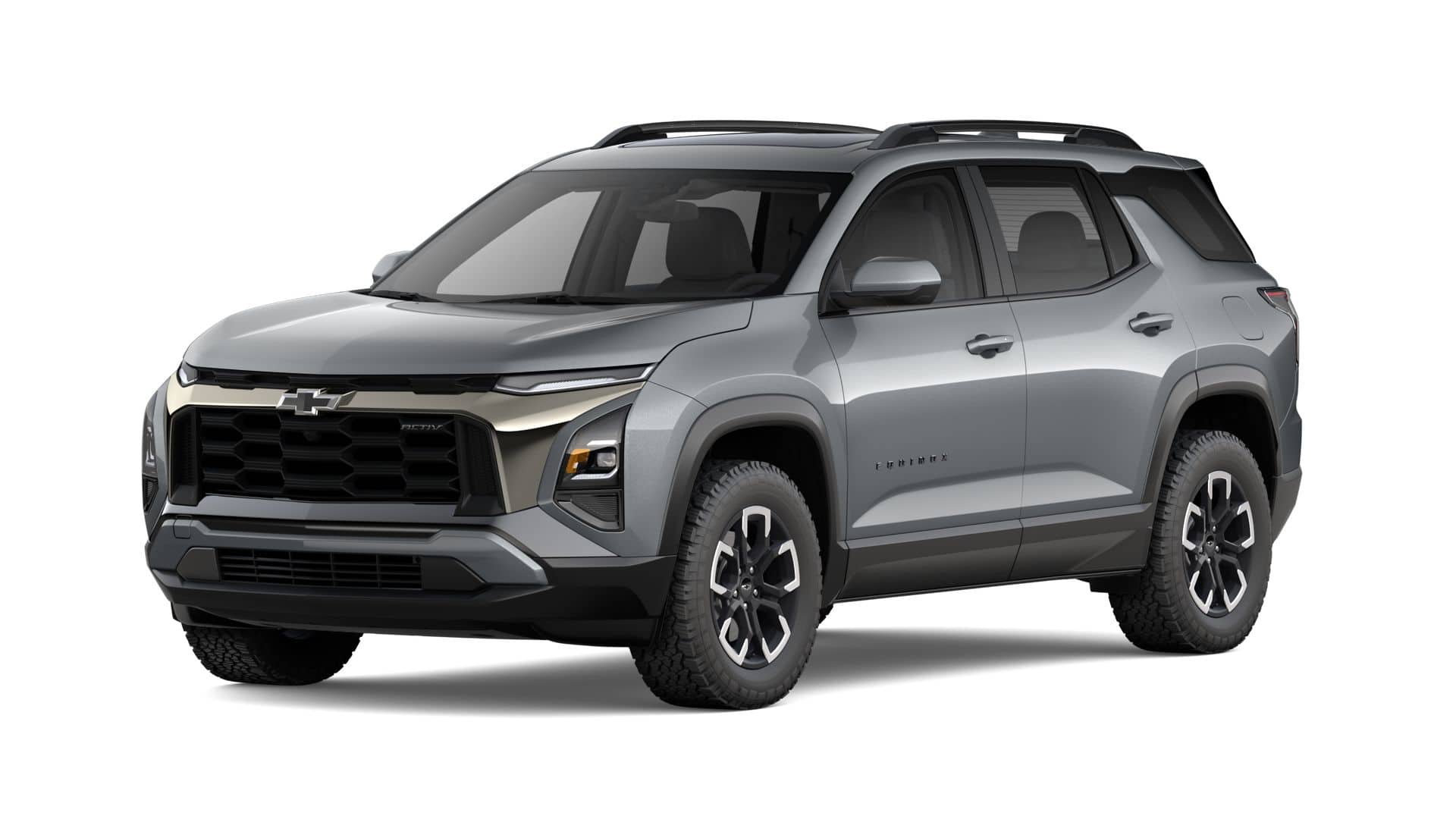 2027 Chevrolet Equinox AWD ACTIV in Sterling Gray Metallic — front three-quarter view