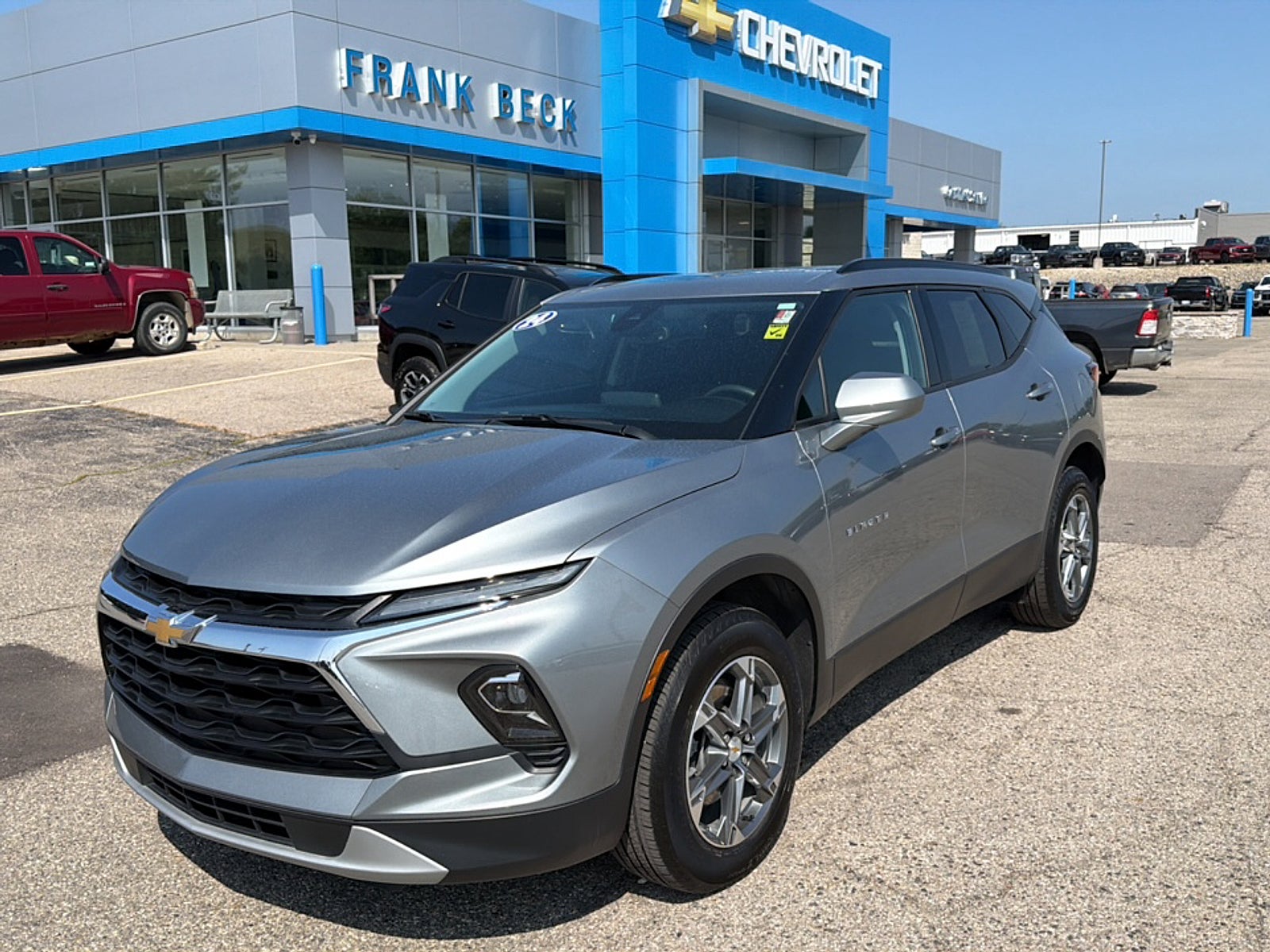 2024 Chevrolet Blazer 2LT in Sterling Gray Metallic — front three-quarter view
