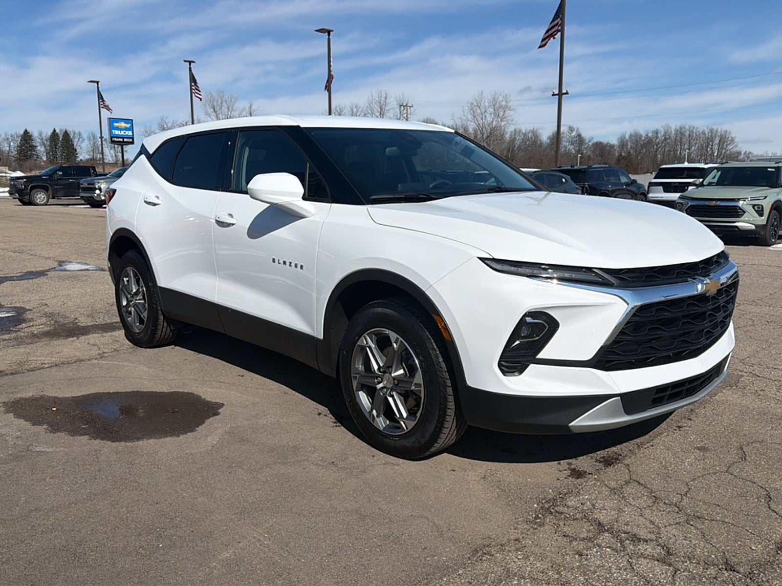 2023 Chevrolet Blazer — rear three-quarter view