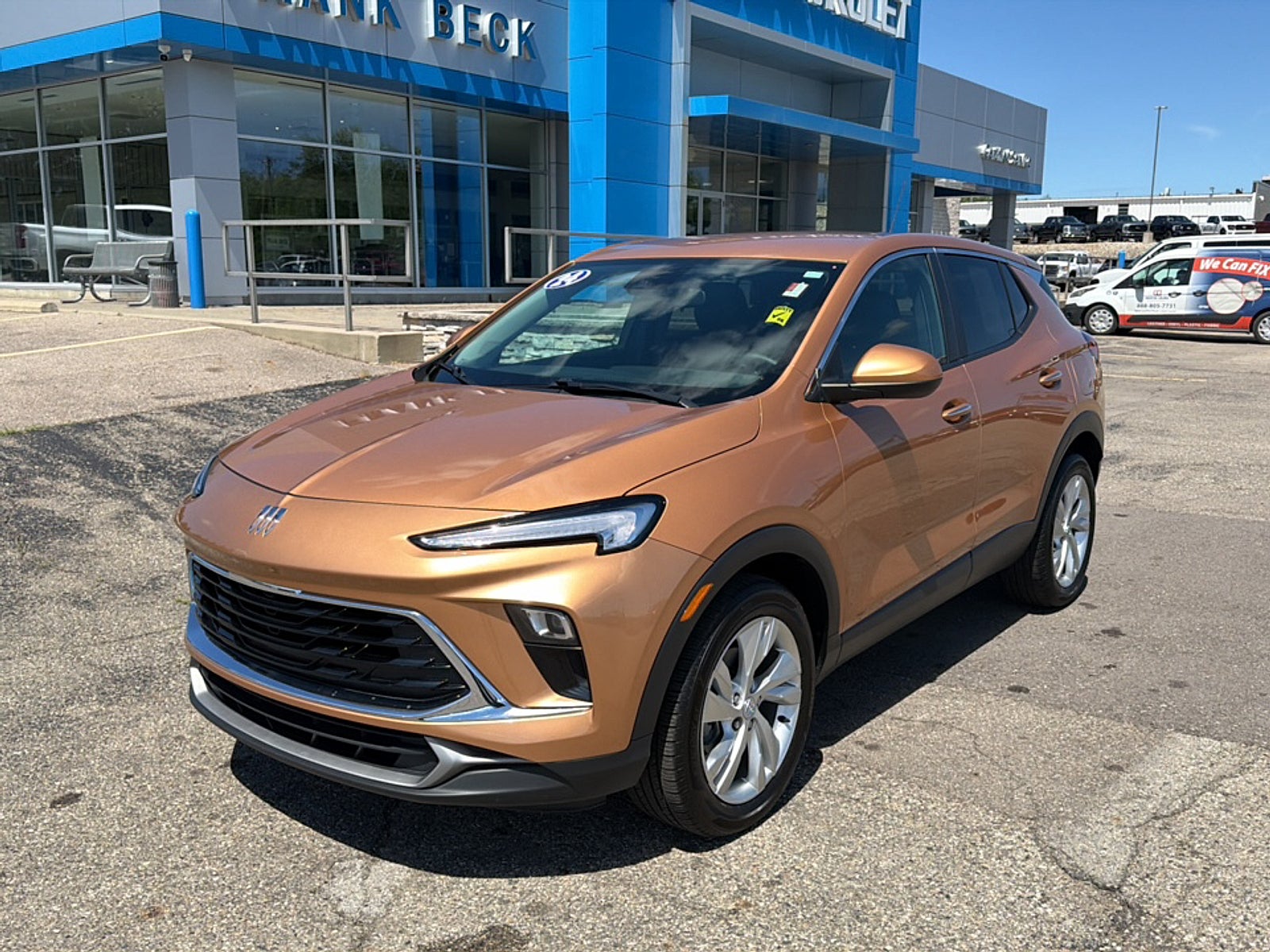 2024 Buick Encore GX Preferred in Copper Ice Metallic — front three-quarter view