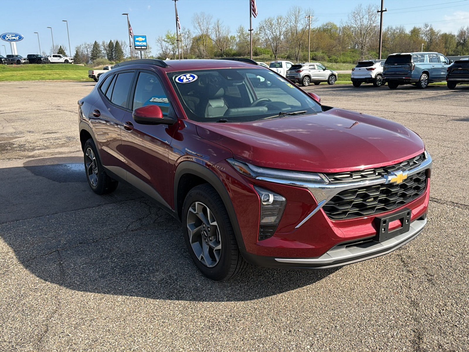 2025 Chevrolet Trax — rear three-quarter view